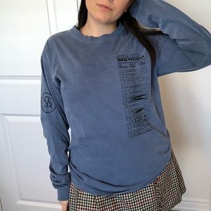 soft blue Shawn Mendes long sleeve shirt 💙